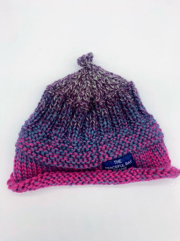 BABY  BEANIE - pink red