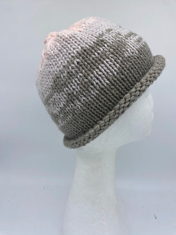 CHUNKY CLASSIC BEANIE - apricot/camel - small