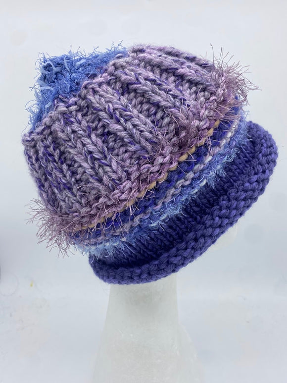 CHUNKY CLASSIC BEANIE - Mauve- medium