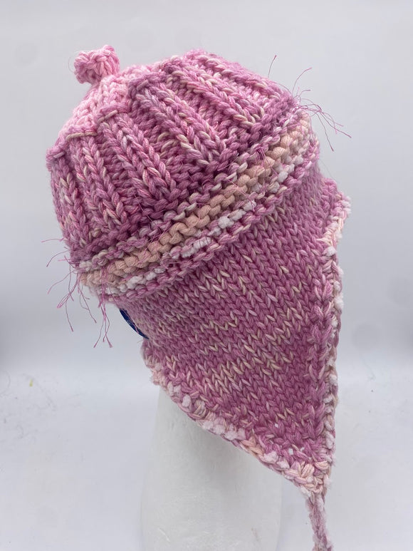 COASTAL BEANIE -Pink -Medium