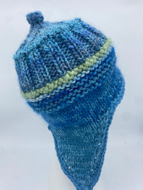 COASTAL BEANIE - aqua -medium