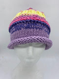 CHUNKY CLASSIC BEANIE - Rainbow Pastel- small/medium