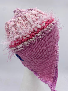 COASTAL BEANIE - Pink-Small.