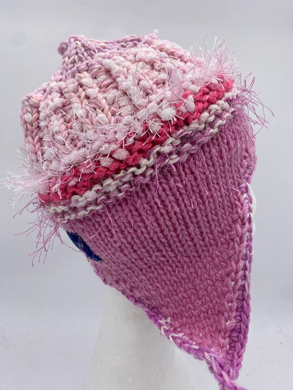 COASTAL BEANIE - Pink-Small.