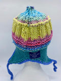 COASTAL BEANIE -Rainbow Pastel -Small/Medium