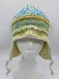 COASTAL BEANIE - Lemon Teal -  Medium/Large