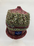CHUNKY CLASSIC BEANIE - Dusky Red- Medium.