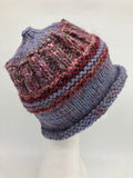 CHUNKY CLASSIC BEANIE - Dusky Blue- Medium.