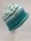CLASSIC BEANIE - Aqua blue- Medium/Large