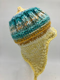 COASTAL BEANIE - Lemon Aqua - Medium