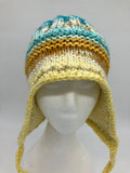COASTAL BEANIE - Lemon Aqua - Medium