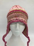 COASTAL BEANIE - Pink Lime- Medium.