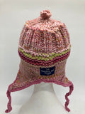 COASTAL BEANIE - Pink Lime- Medium.