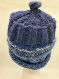 CHUNKY CLASSIC BEANIE - Dark Blue ii- Medium.