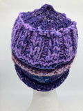 CHUNKY CLASSIC BEANIE - Mauves ii- Medium.