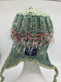 COASTAL BEANIE - Sage- Medium.