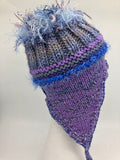 COASTAL BEANIE - Mauves- Medium.