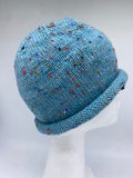CLASSIC BEANIE - light blue hues/ medium.