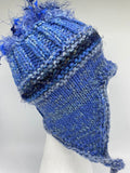 FOOF BEANIE- mid blue-medium.