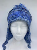 FOOF BEANIE- mid blue-medium.