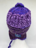 COASTAL BEANIE - Mauve-Medium/Large