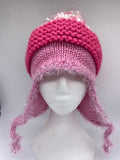FOOF BEANIE - BRIGHT CARMEN - small -medium