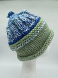 CHUNKY CLASSIC BEANIE - teal green- medium