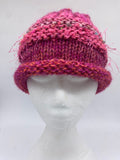 CHUNKY CLASSIC BEANIE - Sparkle red/pink -medium/ small