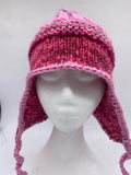 COASTAL BEANIE -Pink Raspberry-Medium.