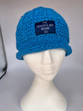 CHUNKY CLASSIC BEANIE - Spring Cotton- Blue- Large