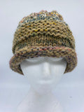 CHUNKY CLASSIC BEANIE - muted browns- medium/large