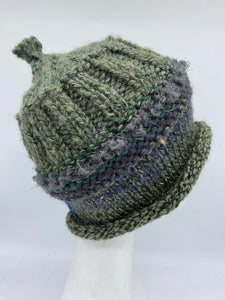 CHUNKY CLASSIC BEANIE - OLIVE ii - medium.