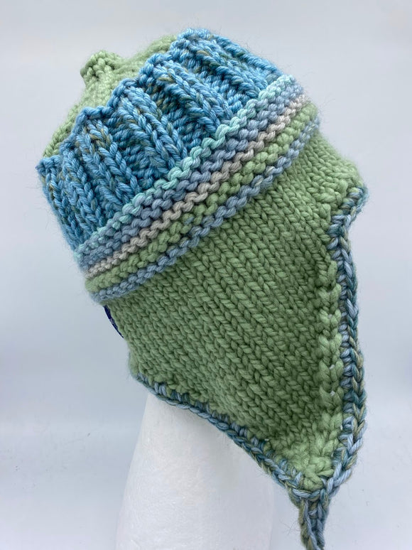 COASTAL BEANIE -Blue Green-Medium/Large