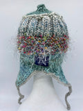 COASTAL BEANIE -Teal Fluff - medium