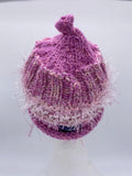 CHUNKY CLASSIC BEANIE - Pink - small/medium.