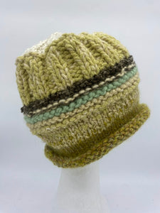 CHUNKY CLASSIC BEANIE - Lime - medium