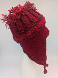 FOOF BEANIE-  Deep Red -  medium
