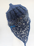 COASTAL BEANIE - DARK BLUE -medium/large